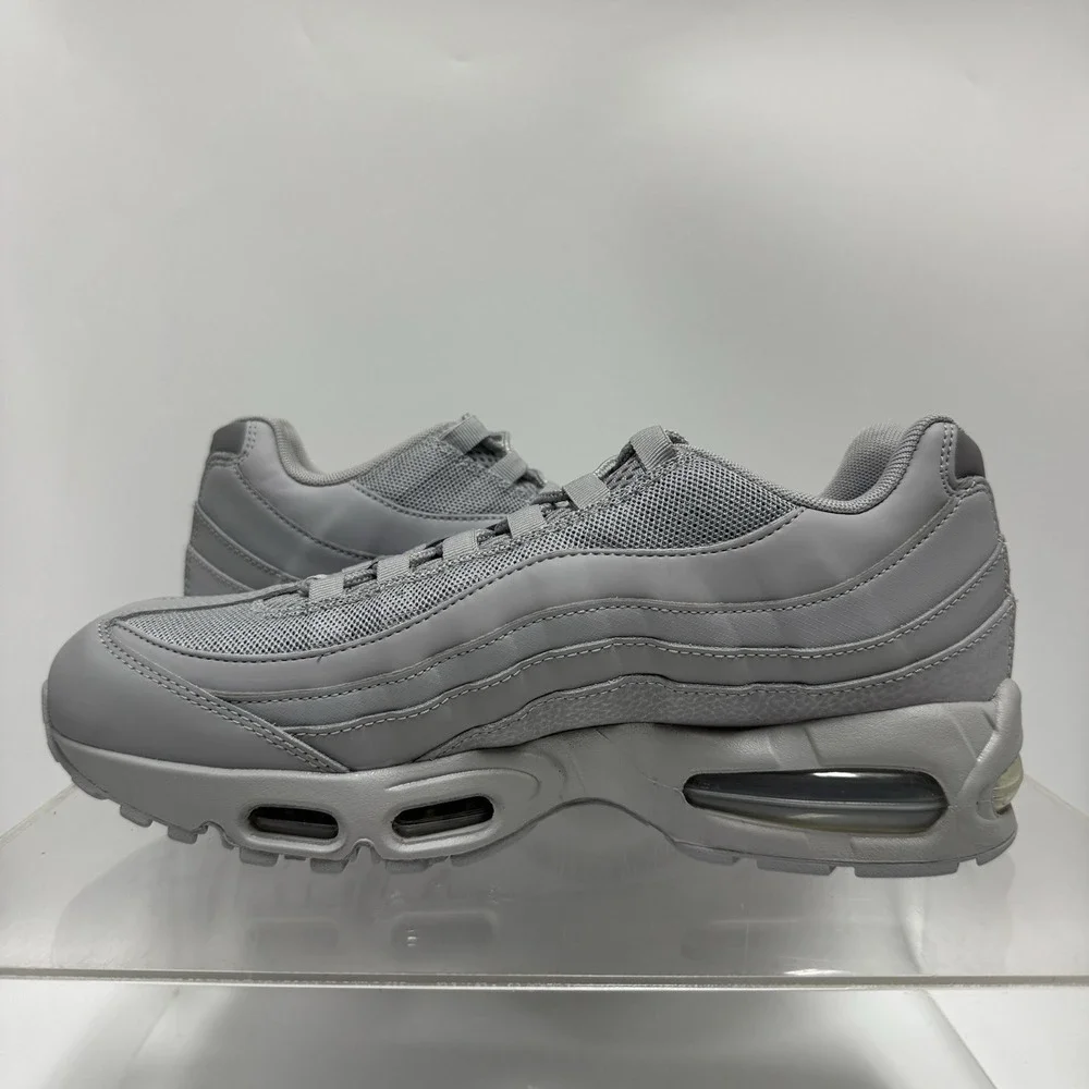 Brand New Nike Air Max 95 Wolf Grey Big Bubble Sneaker HM8755-002 Men's Size 9.5